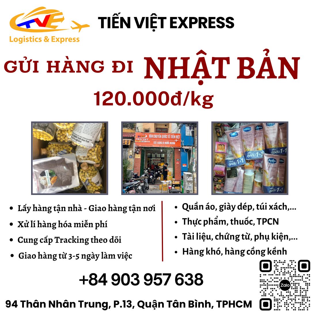 Gửi hàng đi Nhật Bản  - Tiến Việt Express